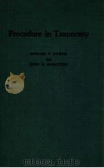 procedure in taxonomy（1935 PDF版）