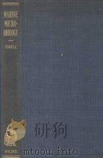 marine microbiology a monograph on hydrobacteriology（1946 PDF版）