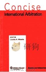 Concise International Arbitration PDF电子版封面 9789041126092;9041126090 Loukas Mistelis