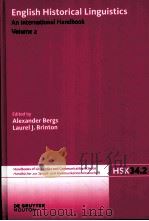 english historical linguisticsan international handbook  volume 2（ PDF版）