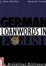 GERMAN LOANWORDS IN ENGLISH  AN HISTORICAL DICTIONARY（1994 PDF版）