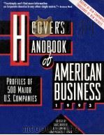 HOOVER'S HANDBOOK OF AMERICAN BUSINESS 1993 1993 PDF电子版封面 1878753037