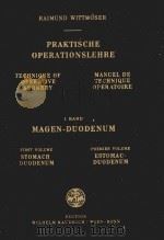 PRAKTISCHE OPERATIONSLEHRS PDF电子版封面