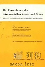 DIE THROMBOSEN DER INTRAKRANIELLEN VENEN UND SINUS（1965 PDF版）