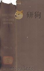 catalogue of the fossil bryozoa in the department of geology British museum THE CRETACEOUS BRYOZOA V 1899 PDF电子版封面
