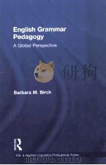 english grammar pedagogya global perspective PDF电子版封面