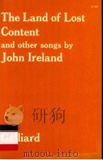 THE LAND OF LOST CONTENT AND OTHER SONGS（1976 PDF版）