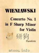 I KONCERT SKRZYPCOWY FIS-MOLL OP.14 1962 PDF电子版封面