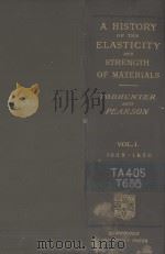 a history of the theory of elasticity（1886 PDF版）