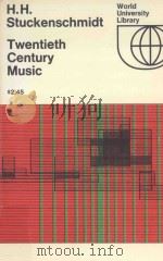 TWENTIETH CENTURY MUSIC（1969 PDF版）