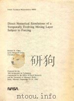 DIRECT NUMERICAL SIMULATIONS OF A TEMPORALLY EVOLVING MIXING LAYER SUBJECT TO FORCING（1986 PDF版）