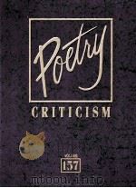 poetry criticismexcerpts from criticism of the works of the most significant and widely studied poet PDF电子版封面