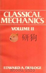 CLASSICAL MECHANICS VLOUME 2 1982 PDF电子版封面 0134696352 EDWARD A.DESLOGE