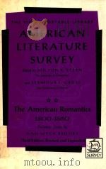 THE AMERICAN ROMANTICS 1800-1860（1968 PDF版）