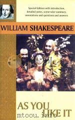 WILLIAM SHAKESPEARE AS YOU LIKE IT PDF电子版封面 8174761194