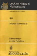 LECTURE NOTES IN MATHEMATICS 659 DIFFERENTIATION OF REAL FUNCTIONS（1978 PDF版）