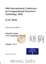 10TH INTERNATIONAL CONFERENCE ON COMPUTATIONAL STRUCTURES TECHNOLOGY 2010 (CST 2010) CIVI-COMP PROCE（ PDF版）