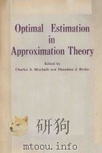 OPTIMAL ESTIMATION IN APPROXIMATION THEORY（ PDF版）