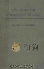 A MATHEMATICAL INTRODUCTION TO LOGIC（ PDF版）