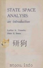 STATE SPACE ANALYSIS:AN INTRODUCTION（ PDF版）