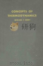 CONCEPTS OF THERMODYNAMICS（ PDF版）