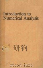 INTRODUCTION TO NUMERICAL ANALYSIS SECOND EDITION（ PDF版）