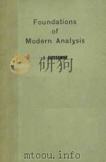 FOUNDATIONS OF MODERN ANALYSIS（ PDF版）