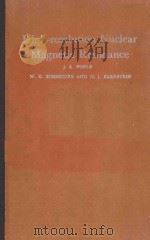 HIGH-RESOLUTION NUCLEAR MAGNETIC RESONANCE（ PDF版）