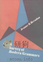 A SURVEY OF MODERN GRAMMARS（ PDF版）
