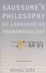 saussure's philosophy of language as phenomenologyundoing the doctrine of the course in general（ PDF版）