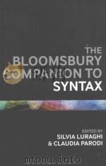 the bloomsbury companion to syntax（ PDF版）