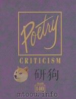 poetry criticismexcerpts from criticism of the works of the most significant and widely studied poet（ PDF版）