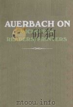 AUERBACH ON MICROFILM READERS/PRINTERS 1972 PDF电子版封面
