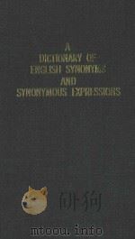 A DICTIONARY OF ENGLISH SYNONYMS AND AYNONYMOUS EXPRESSIONS（1959 PDF版）