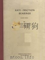 ANTI-FRICTION BEARINGS SECOND EDITION PDF电子版封面 HUDSON T.MORTON