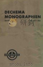 DECHEMA MONOGRAPHIEN BAND 33 NR.477-502 1959 PDF电子版封面