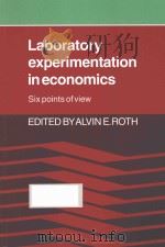 laboratory experimentation in economics six points of view（ PDF版）