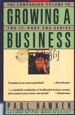 GROWING A BUSINESS 1987 PDF电子版封面 0671644572 PAUL HAWKEN