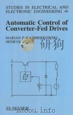 AUTOMATIC CONTROL OF CONVERTER-FED DRIVES（1994 PDF版）