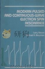 Modern pulsed and continuous-wave electron spin resonance（1990 PDF版）