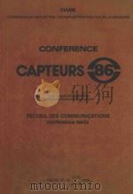 CONFERENCE CAPTEURS 86 PARIS 17-19（1986 PDF版）