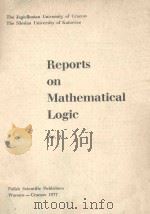 REPORTS ON MATHEMATICAL LOGIC NO.8（1977 PDF版）