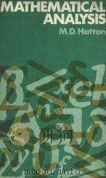 MATHEMATICAL ANALYSIS（1977 PDF版）