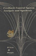 FEEDBACK CONTROL SYSTEM ANALYSIS AND SYNTHESIS SECOND EDITION（1966 PDF版）