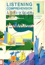 LISTENING COMPREHENSION A MODERN COURSE 1 1990 PDF电子版封面