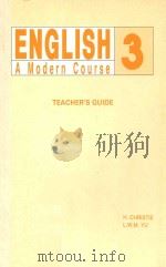 ENGLISH A MODERN COURSE 3 TEACHER`S GUIDE（1991 PDF版）