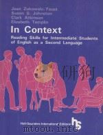 IN CONTEXT:READING SKILLS FOR INTERMEDIATE STUDENTS OF ENGLISH AS A SECOND LANGUAGE（1982 PDF版）