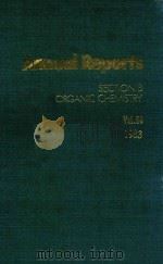 ANNUAL REPORTS ON THE PROGRESS OF CHEMISTRY VOLUME 80，1983 SECTION B ORGANIC CHEMISTRY（1984 PDF版）