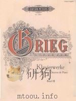 Grieg Klavierwerke Band III（ PDF版）