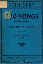200 SONGS in three volumes FOR VOICE AND PIANO（ PDF版）